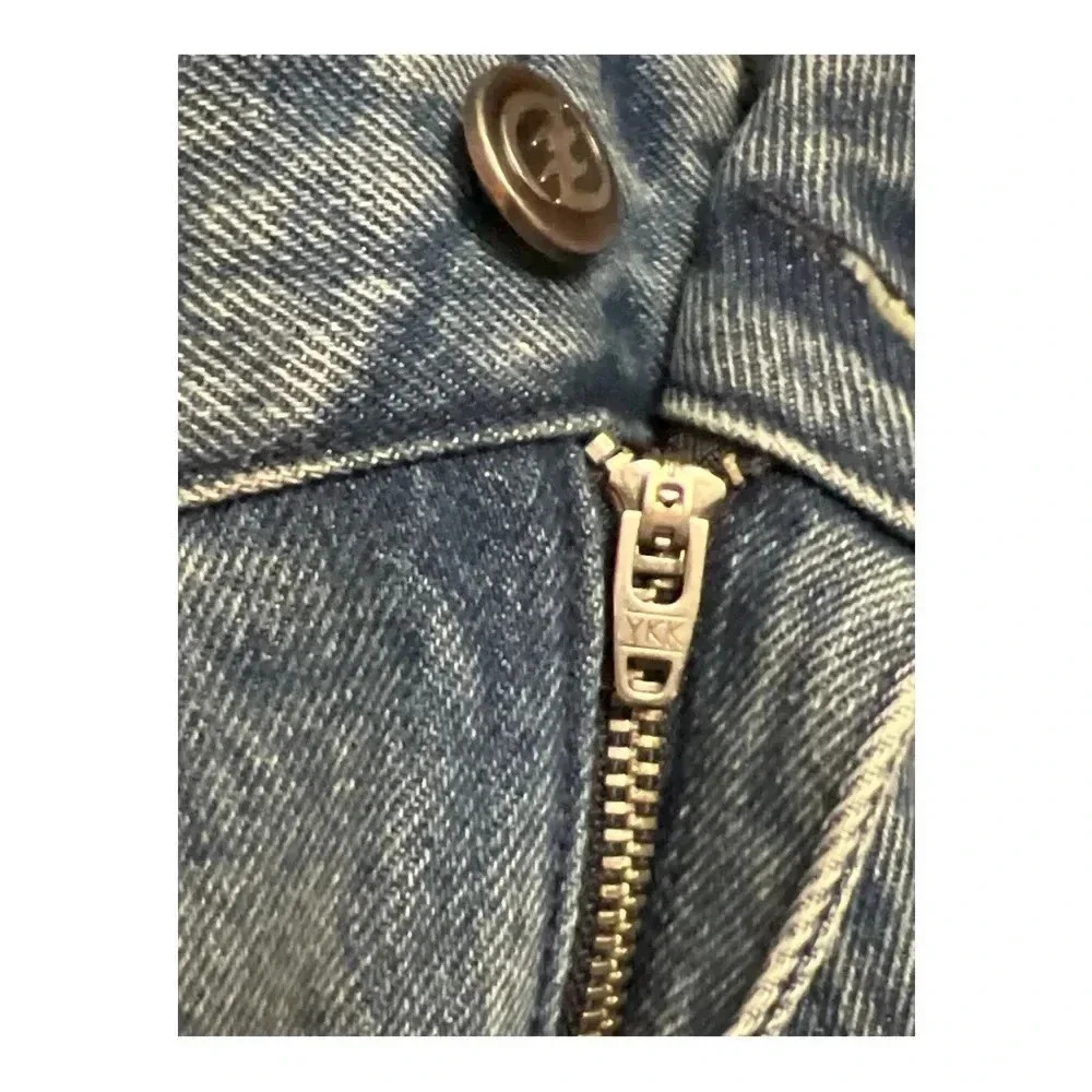 🆕CEEC Men’s Blue Laser Graphic Jeans. Size 36” NWT - Picture 6 of 13